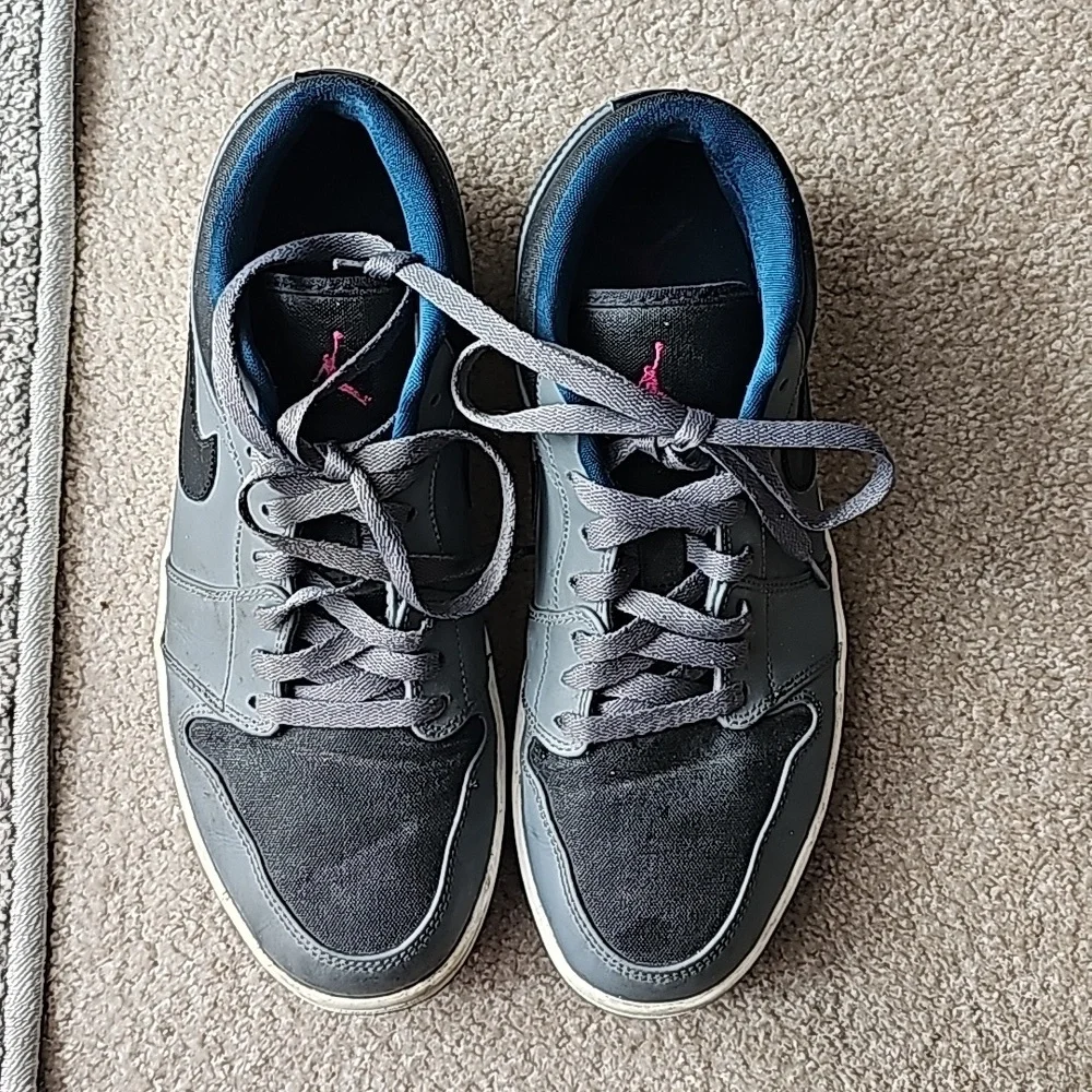 Air Jordan 1 Retro Low 'Cool Grey' 553558-018 mens sz 9.5 - Picture 3 of 6